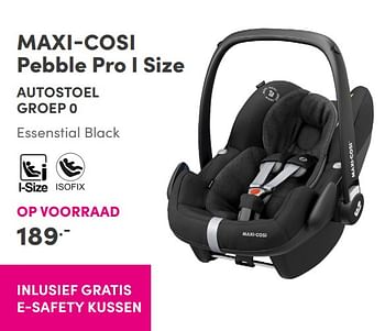 Aanbiedingen Maxi-cosi pebble pro i size autostoel - Maxi-cosi - Geldig van 19/09/2021 tot 25/09/2021 bij Baby & Tiener Megastore