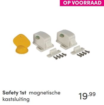 Aanbiedingen Safety 1st magnetische kastsluiting - Safety 1st - Geldig van 19/09/2021 tot 25/09/2021 bij Baby & Tiener Megastore