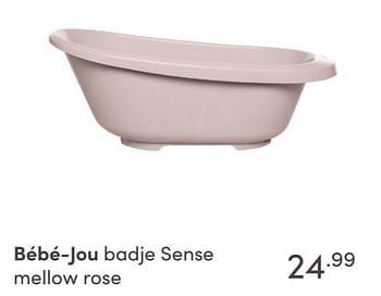 Aanbiedingen Bébé-jou badje sense mellow rose - Bebe-jou - Geldig van 19/09/2021 tot 25/09/2021 bij Baby & Tiener Megastore