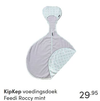 Aanbiedingen Kipkep voedingsdoek feedi roccy mint - KipKep - Geldig van 19/09/2021 tot 25/09/2021 bij Baby & Tiener Megastore
