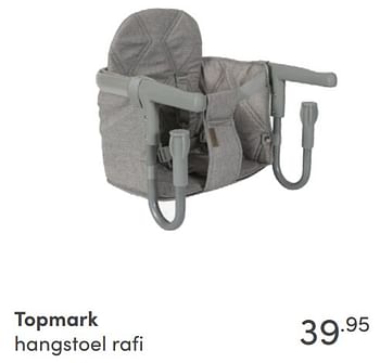 Aanbiedingen Topmark hangstoel rafi - Topmark - Geldig van 19/09/2021 tot 25/09/2021 bij Baby & Tiener Megastore