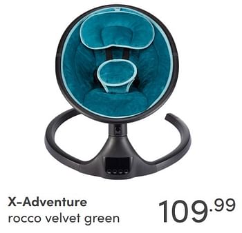 Aanbiedingen X-adventure rocco velvet green - Xadventure - Geldig van 19/09/2021 tot 25/09/2021 bij Baby & Tiener Megastore