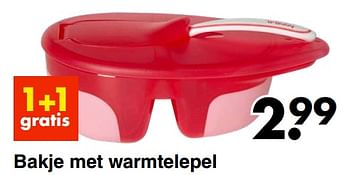 Aanbiedingen Bakje met warmtelepel - Huismerk - Wibra - Geldig van 20/09/2021 tot 02/10/2021 bij Wibra