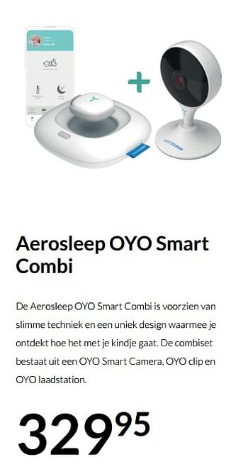 Aanbiedingen Aerosleep oyo smart combi - Aerosleep - Geldig van 21/09/2021 tot 18/10/2021 bij Babypark