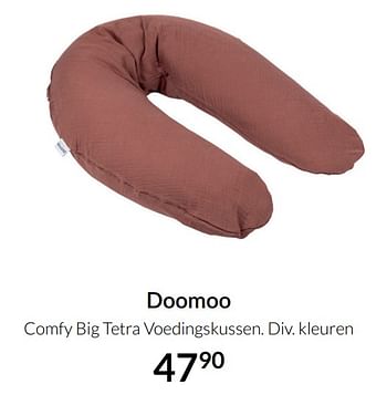 Aanbiedingen Doomoo comfy big tetra voedingskussen - Doomoo - Geldig van 21/09/2021 tot 18/10/2021 bij Babypark