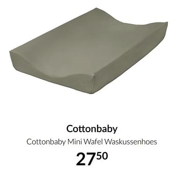 Aanbiedingen Cottonbaby cottonbaby mini wafel waskussenhoes - Cottonbaby  - Geldig van 21/09/2021 tot 18/10/2021 bij Babypark