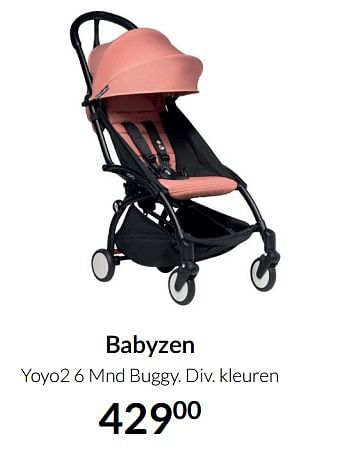 Aanbiedingen Babyzen yoyo2 6 mnd buggy - Babyzen - Geldig van 21/09/2021 tot 18/10/2021 bij Babypark