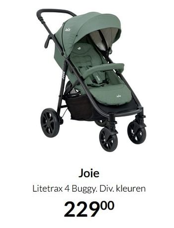 Aanbiedingen Joie litetrax 4 buggy - Joie - Geldig van 21/09/2021 tot 18/10/2021 bij Babypark