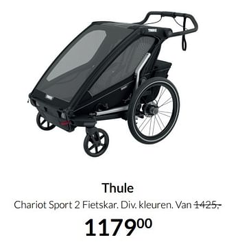 Aanbiedingen Thule chariot sport 2 fietskar - Thule - Geldig van 21/09/2021 tot 18/10/2021 bij Babypark