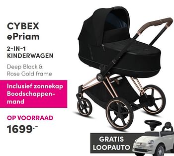 Aanbiedingen Cybex epriam 2-in-1 kinderwagen - Cybex - Geldig van 26/09/2021 tot 02/10/2021 bij Baby & Tiener Megastore