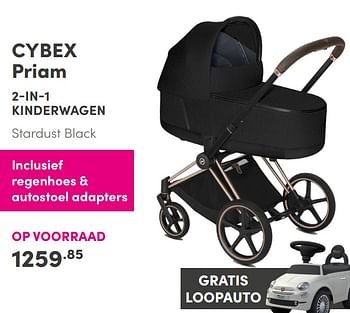 Aanbiedingen Cybex priam 2-in-1 kinderwagen - Cybex - Geldig van 26/09/2021 tot 02/10/2021 bij Baby & Tiener Megastore