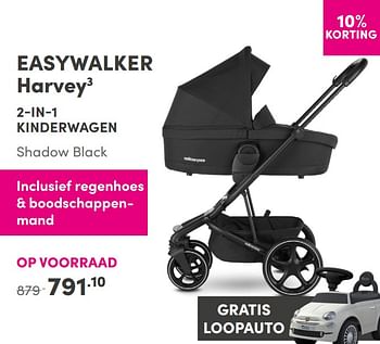Aanbiedingen Easywalker harvey3 2-in-1 kinderwagen - Easywalker - Geldig van 26/09/2021 tot 02/10/2021 bij Baby & Tiener Megastore