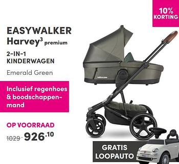 Aanbiedingen Easywalker harvey3 premium 2-in-1 kinderwagen - Easywalker - Geldig van 26/09/2021 tot 02/10/2021 bij Baby & Tiener Megastore