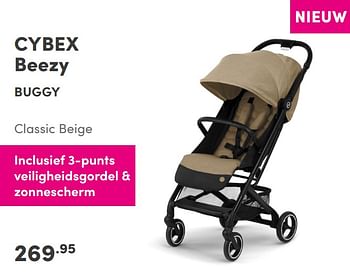 Aanbiedingen Cybex beezy buggy - Cybex - Geldig van 26/09/2021 tot 02/10/2021 bij Baby & Tiener Megastore