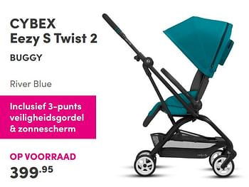 Aanbiedingen Cybex eezy s twist 2 buggy - Cybex - Geldig van 26/09/2021 tot 02/10/2021 bij Baby & Tiener Megastore