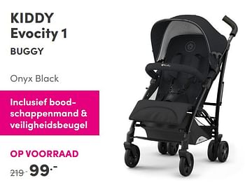 Aanbiedingen Kiddy evocity 1 buggy - Kiddy - Geldig van 26/09/2021 tot 02/10/2021 bij Baby & Tiener Megastore