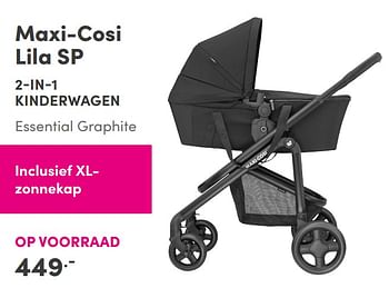 Aanbiedingen Maxi-cosi lila sp 2-in-1 kinderwagen - Maxi-cosi - Geldig van 26/09/2021 tot 02/10/2021 bij Baby & Tiener Megastore