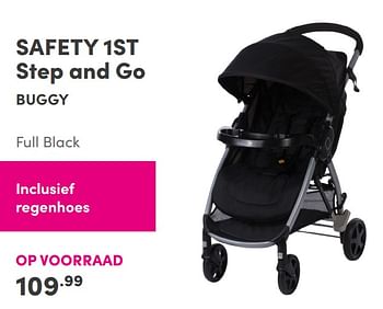 Aanbiedingen Safety 1st step and go buggy - Safety 1st - Geldig van 26/09/2021 tot 02/10/2021 bij Baby & Tiener Megastore