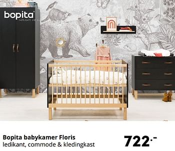 Aanbiedingen Bopita babykamer floris - Bopita - Geldig van 26/09/2021 tot 02/10/2021 bij Baby & Tiener Megastore