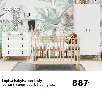 Aanbiedingen Bopita babykamer indy - Bopita - Geldig van 26/09/2021 tot 02/10/2021 bij Baby & Tiener Megastore