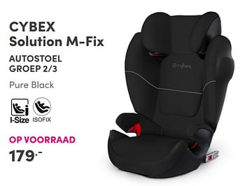 Aanbiedingen Cybex solution m-fix autostoel - Cybex - Geldig van 26/09/2021 tot 02/10/2021 bij Baby & Tiener Megastore