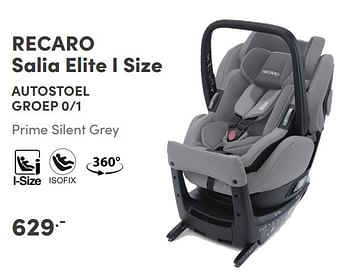 Aanbiedingen Recaro salia elite i size autostoel - Recaro - Geldig van 26/09/2021 tot 02/10/2021 bij Baby & Tiener Megastore