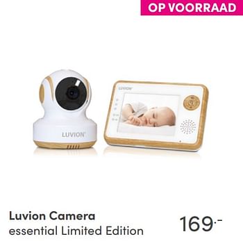Aanbiedingen Luvion camera essential limited edition - Luvion - Geldig van 26/09/2021 tot 02/10/2021 bij Baby & Tiener Megastore