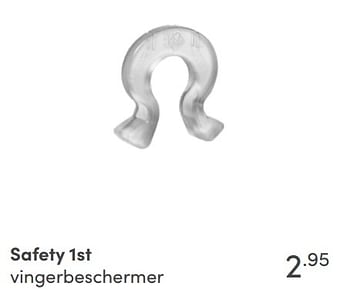 Aanbiedingen Safety 1st vingerbeschermer - Safety 1st - Geldig van 26/09/2021 tot 02/10/2021 bij Baby & Tiener Megastore