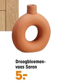 Aanbiedingen Droogbloemenvaas saron - Huismerk - Kwantum - Geldig van 27/09/2021 tot 31/03/2022 bij Kwantum