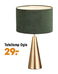 Aanbiedingen Tafellamp ogle - Huismerk - Kwantum - Geldig van 27/09/2021 tot 31/03/2022 bij Kwantum