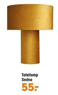 Aanbiedingen Tafellamp sedna - Huismerk - Kwantum - Geldig van 27/09/2021 tot 31/03/2022 bij Kwantum