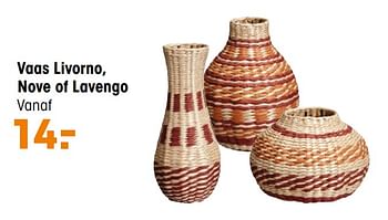 Aanbiedingen Vaas livorno, nove of lavengo - Huismerk - Kwantum - Geldig van 27/09/2021 tot 31/03/2022 bij Kwantum