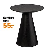 Aanbiedingen Bijzettafel cone - Huismerk - Kwantum - Geldig van 27/09/2021 tot 31/03/2022 bij Kwantum