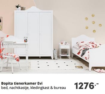 Aanbiedingen Bopita tienerkamer evi - Bopita - Geldig van 26/09/2021 tot 02/10/2021 bij Baby & Tiener Megastore