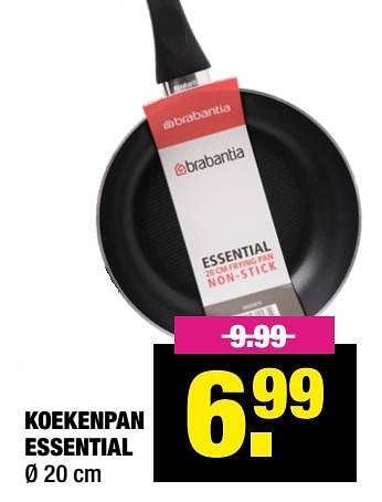 Aanbiedingen Koekenpan essential - Brabantia - Geldig van 27/09/2021 tot 10/10/2021 bij Big Bazar
