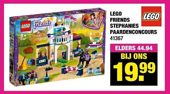 Aanbiedingen Lego friends stephanies paardenconcours 41367 - Lego - Geldig van 27/09/2021 tot 10/10/2021 bij Big Bazar