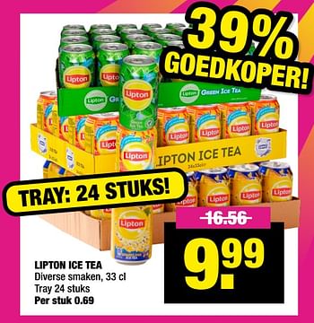 Aanbiedingen Lipton ice tea - Lipton - Geldig van 27/09/2021 tot 10/10/2021 bij Big Bazar