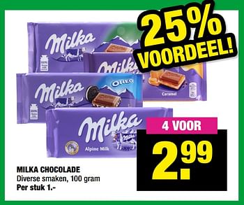 Aanbiedingen Milka chocolade - Milka - Geldig van 27/09/2021 tot 10/10/2021 bij Big Bazar