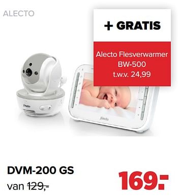 Aanbiedingen Alecto dvm-200 gs - Alecto - Geldig van 27/09/2021 tot 23/10/2021 bij Baby-Dump