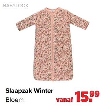 Aanbiedingen Babylook slaapzak winter bloem - Baby look - Geldig van 27/09/2021 tot 23/10/2021 bij Baby-Dump