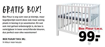 Aanbiedingen Box fleur t.w.v - Huismerk - Baby-Dump - Geldig van 27/09/2021 tot 23/10/2021 bij Baby-Dump