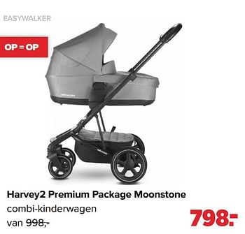 Aanbiedingen Easywalker harvey2 premium package moonstone combi-kinderwagen - Easywalker - Geldig van 27/09/2021 tot 23/10/2021 bij Baby-Dump