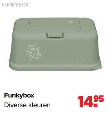 Aanbiedingen Funkybox - Funkybox - Geldig van 27/09/2021 tot 23/10/2021 bij Baby-Dump