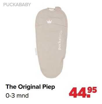 Aanbiedingen Puckababy the original piep - Puckababy - Geldig van 27/09/2021 tot 23/10/2021 bij Baby-Dump