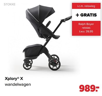 Aanbiedingen Stokke xplory x wandelwagen - Stokke - Geldig van 27/09/2021 tot 23/10/2021 bij Baby-Dump
