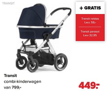 Aanbiedingen Transit transit combi-kinderwagen - Transit - Geldig van 27/09/2021 tot 23/10/2021 bij Baby-Dump
