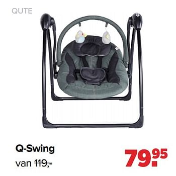 Aanbiedingen Qute q-swing - Qute  - Geldig van 27/09/2021 tot 23/10/2021 bij Baby-Dump
