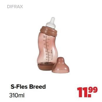 Aanbiedingen Difrax s-fles breed - Difrax - Geldig van 27/09/2021 tot 23/10/2021 bij Baby-Dump