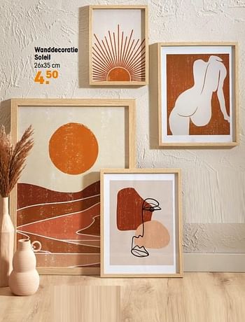 Aanbiedingen Wanddecoratie soleil - Huismerk - Kwantum - Geldig van 04/10/2021 tot 17/10/2021 bij Kwantum