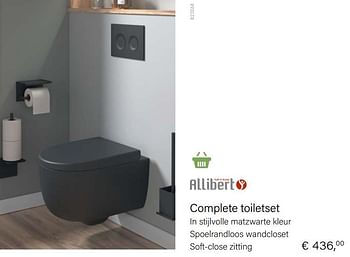 Aanbiedingen Complete toiletset - Allibert - Geldig van 04/10/2021 tot 16/11/2021 bij Multi Bazar